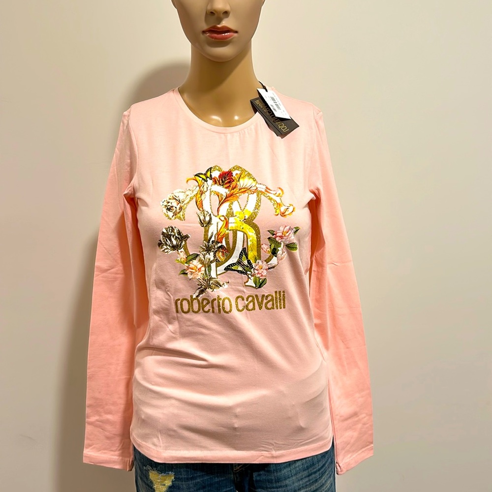 Roberto Cavalli long sleeve top size:Small